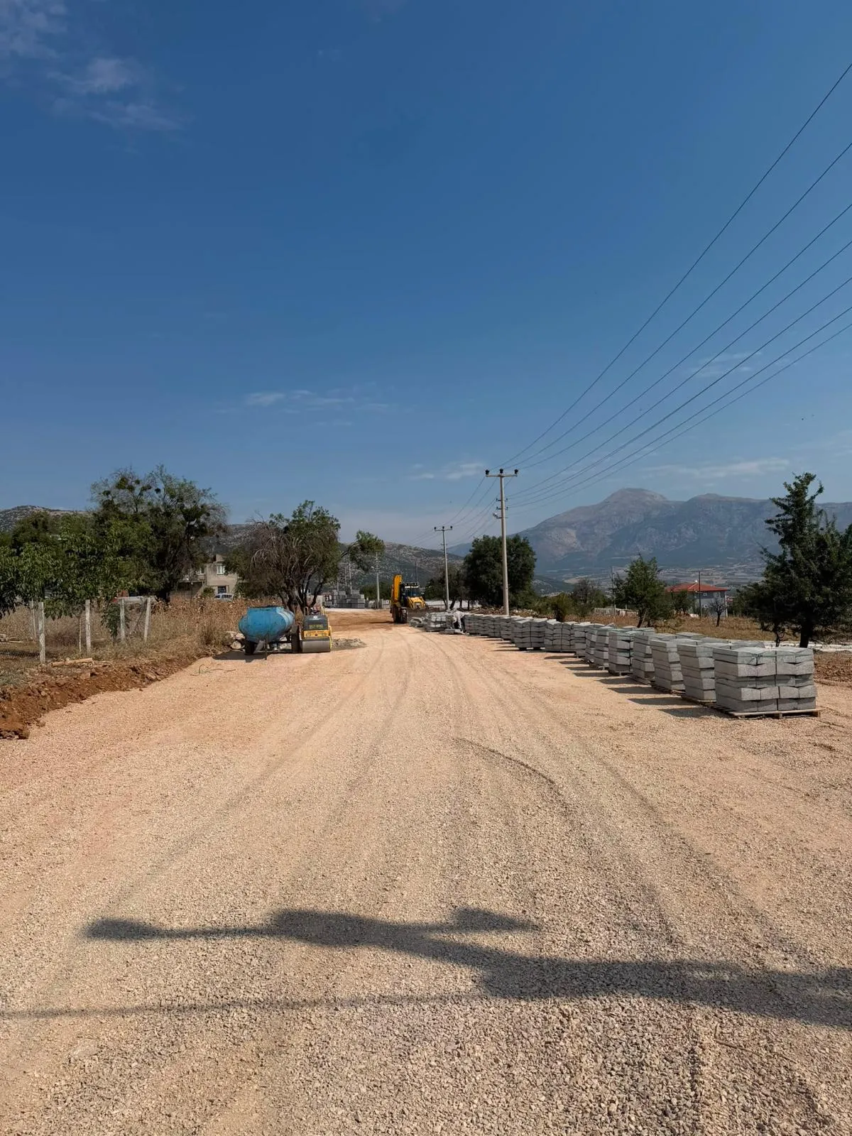 Beton Parke Yol Yapım İşi